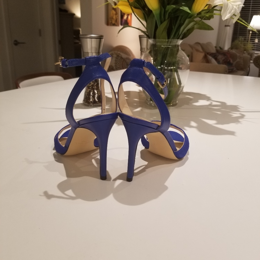 Strappy Cobalt Blue High Heeled Sandals 7.5M